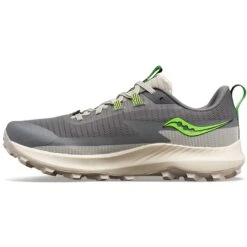 Saucony Mens Peregrine 13 -PETEBLAND SPORTS SHOP m peregrine 13 gravelslime 2