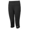 Ron Hill Womens Tech Capri 2 Ron Hill Womens Tech Capri -PETEBLAND SPORTS SHOP rh 007090 womens tech shape capri black bright white front