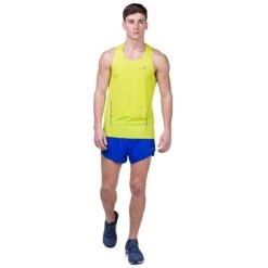 Ron Hill Mens Tech Race Vest -PETEBLAND SPORTS SHOP rh 007279 mens tech race vest r01147 citrus azurite 5841