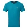 Ron Hill Mens Tech Race SS Tee -PETEBLAND SPORTS SHOP rh 007319 mens tech race ss tee rh 01164 petrollegionblue front