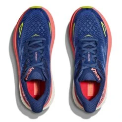 Hoka Womens Clifton 9 -PETEBLAND SPORTS SHOP w clifton 9 evskycoral 1