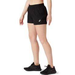 Asics Womens Core 4 Inch Short 9 Asics Womens Core 4 Inch Short -PETEBLAND SPORTS SHOP w core 4in short perblk 4