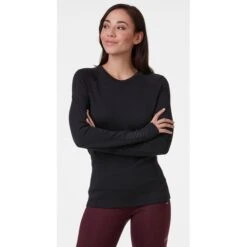 Helly Womens Lifa Merino Lightweight Crew -PETEBLAND SPORTS SHOP w lifa merino lightweight crew black 3