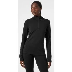 Helly Womens Lifa Merino Lightweight HZ -PETEBLAND SPORTS SHOP w lifa merino lightweight hz black 3
